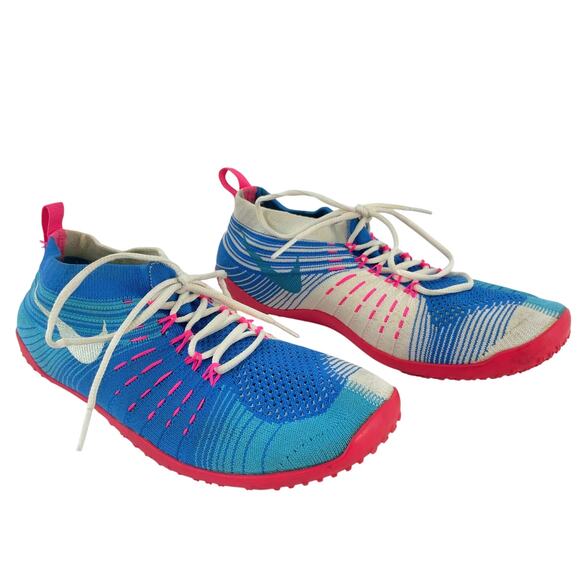 Nike Free Hyperfeel Cross Elite Women's Blue Athletic Shoes Size 9 Preowned - Picture 1 of 6